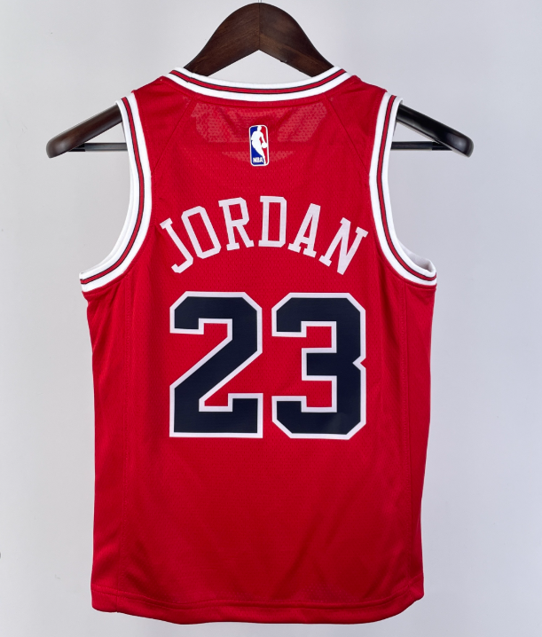 Teenager Michael Jordan Chicago Bulls Jersey Red