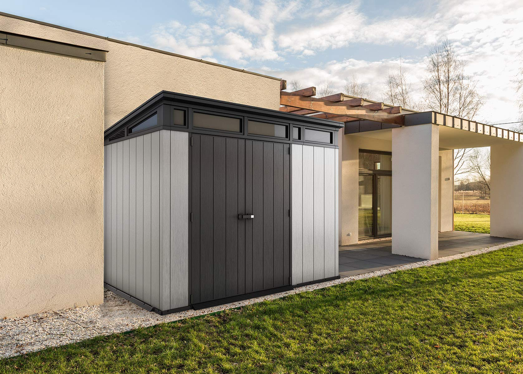 9x7 Foot Large Shed with Floor with Modern Design