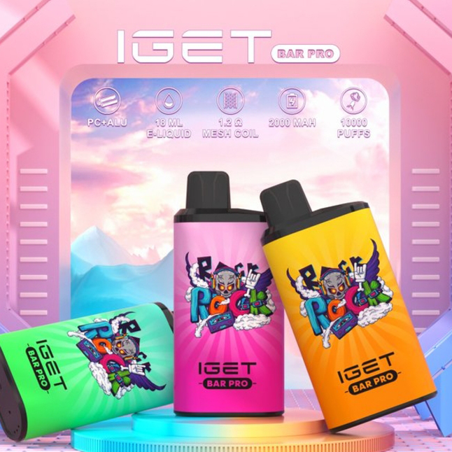 IGET BAR PRO 10000 Puffs【3-7 days】