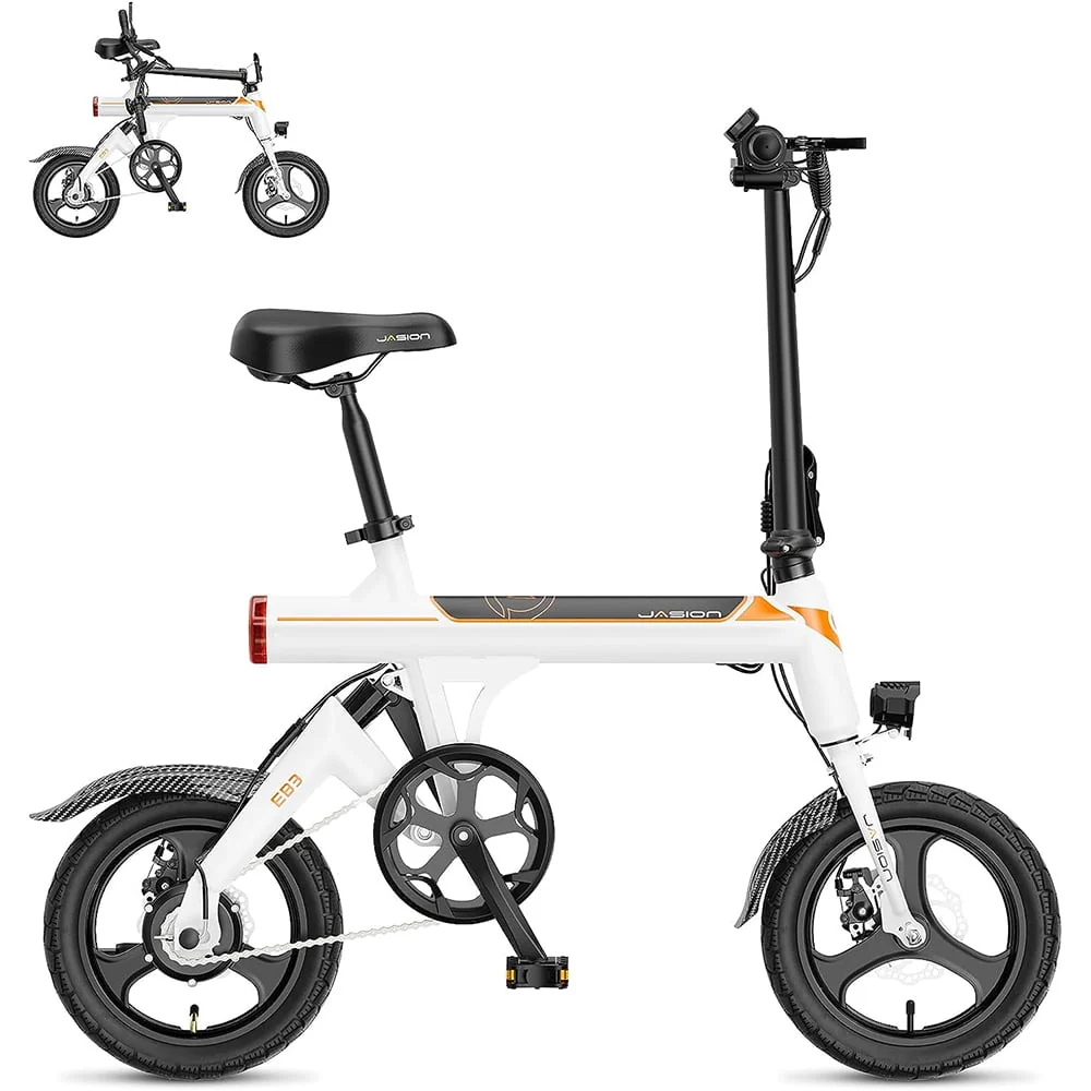 Jasion EB3 14in Folding Electric Bike, 350W, 36V 7.5Ah