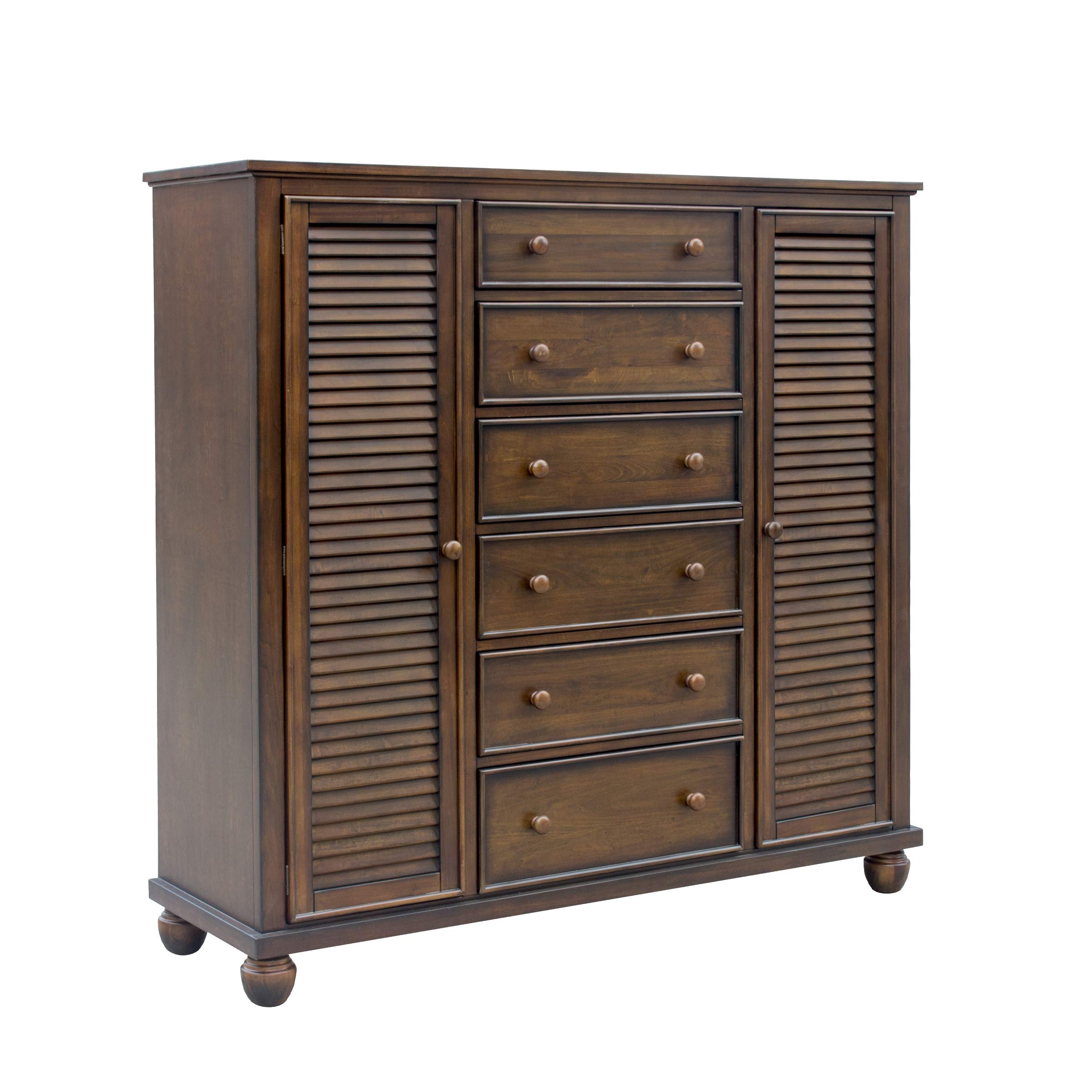 Bahama Shutter Wood Armoire