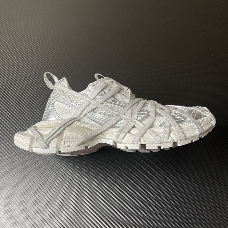 Balenciaga 3XL Spider Strap White Silver Sneakers