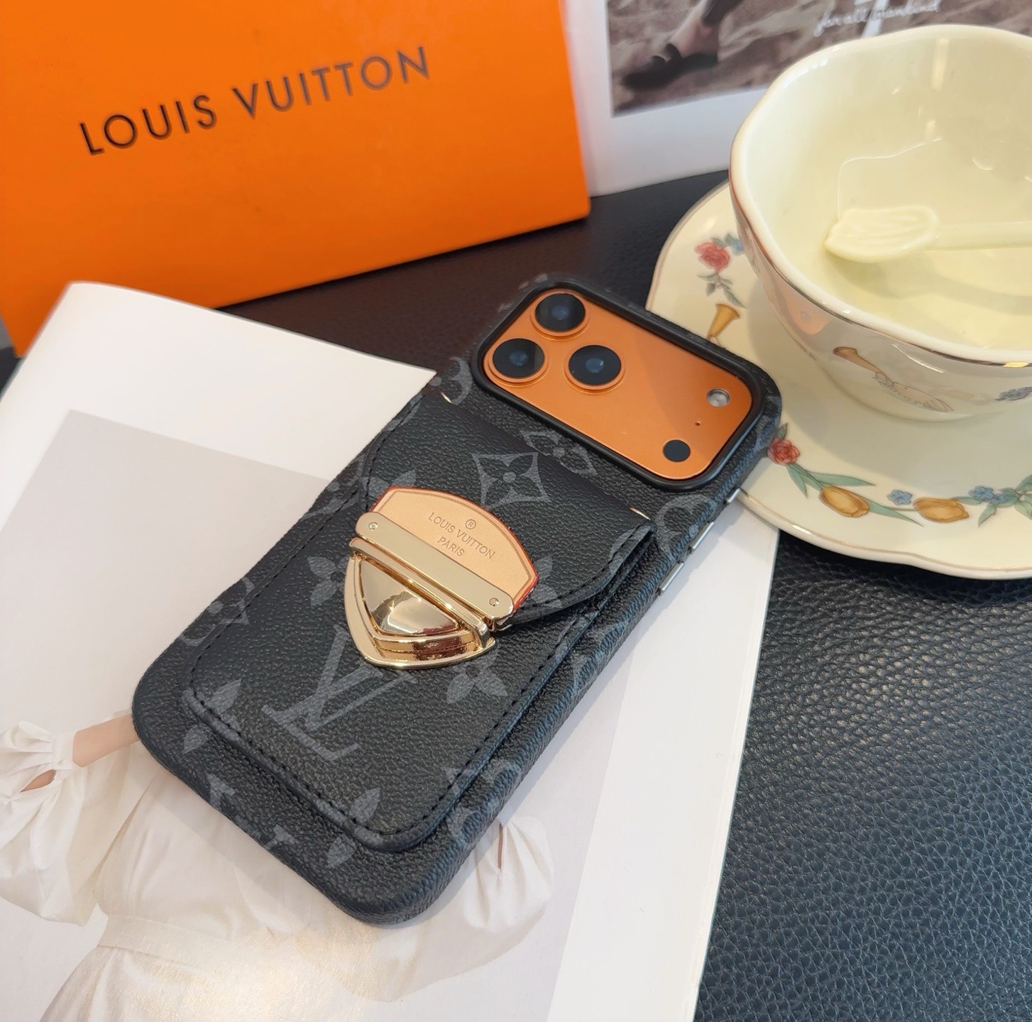 LV Classic Monogram Card Holder Phone Case