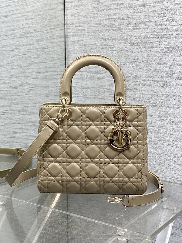 Dior Lady Dior Small Bag Latte
