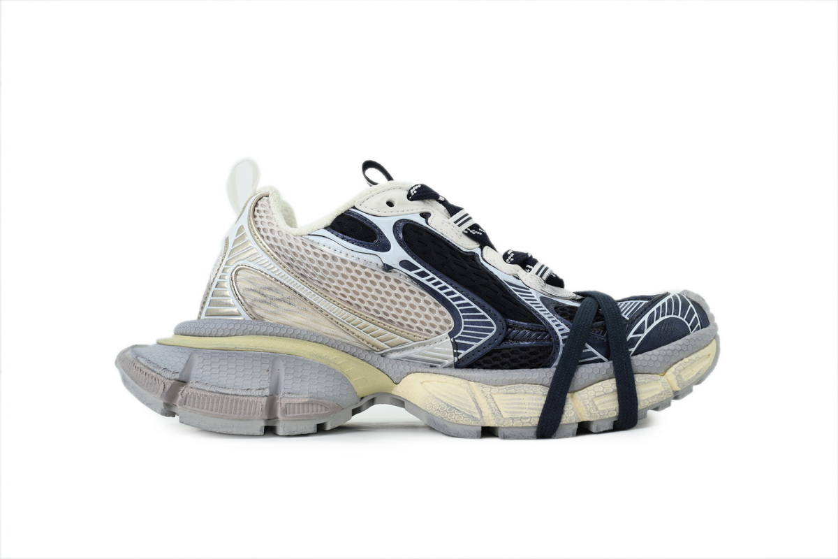 Balenciaga 3XL Sneaker Eggshell Red Navy 840088 W3XSG 9161
