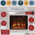 Ameriwood Home Manchester Electric Fireplace TV Stand for TVs