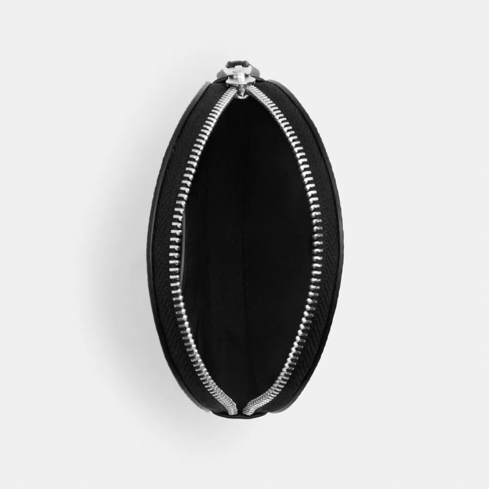 Coin Case In Signature Canvas With Halloween Graphic