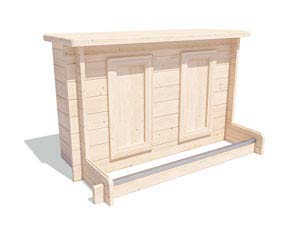Garden Bar Gazebo Heavy Duty Pressure Treated Shelter