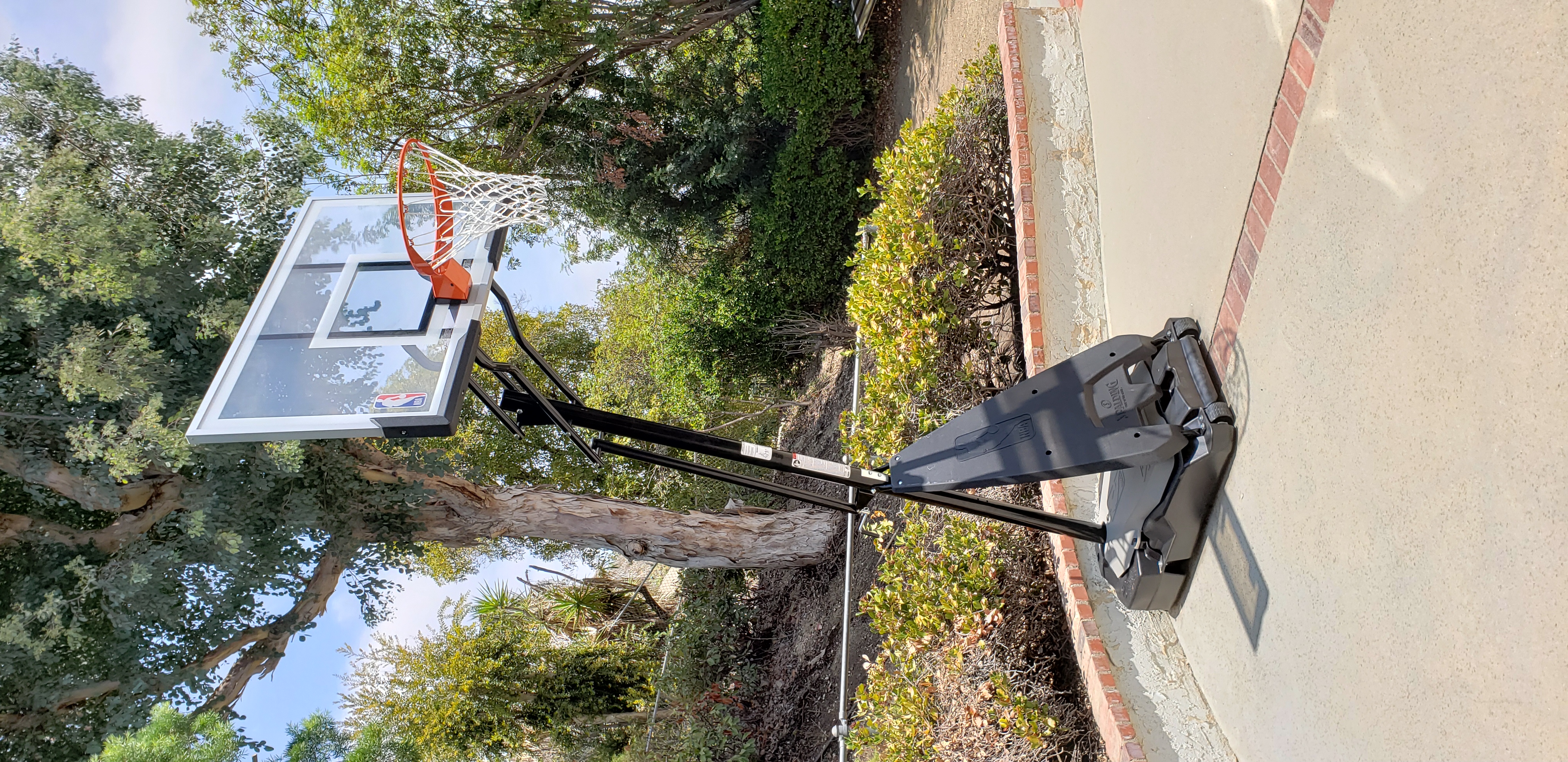 Spalding Ultimate Hybrid Portable Basketball Hoop