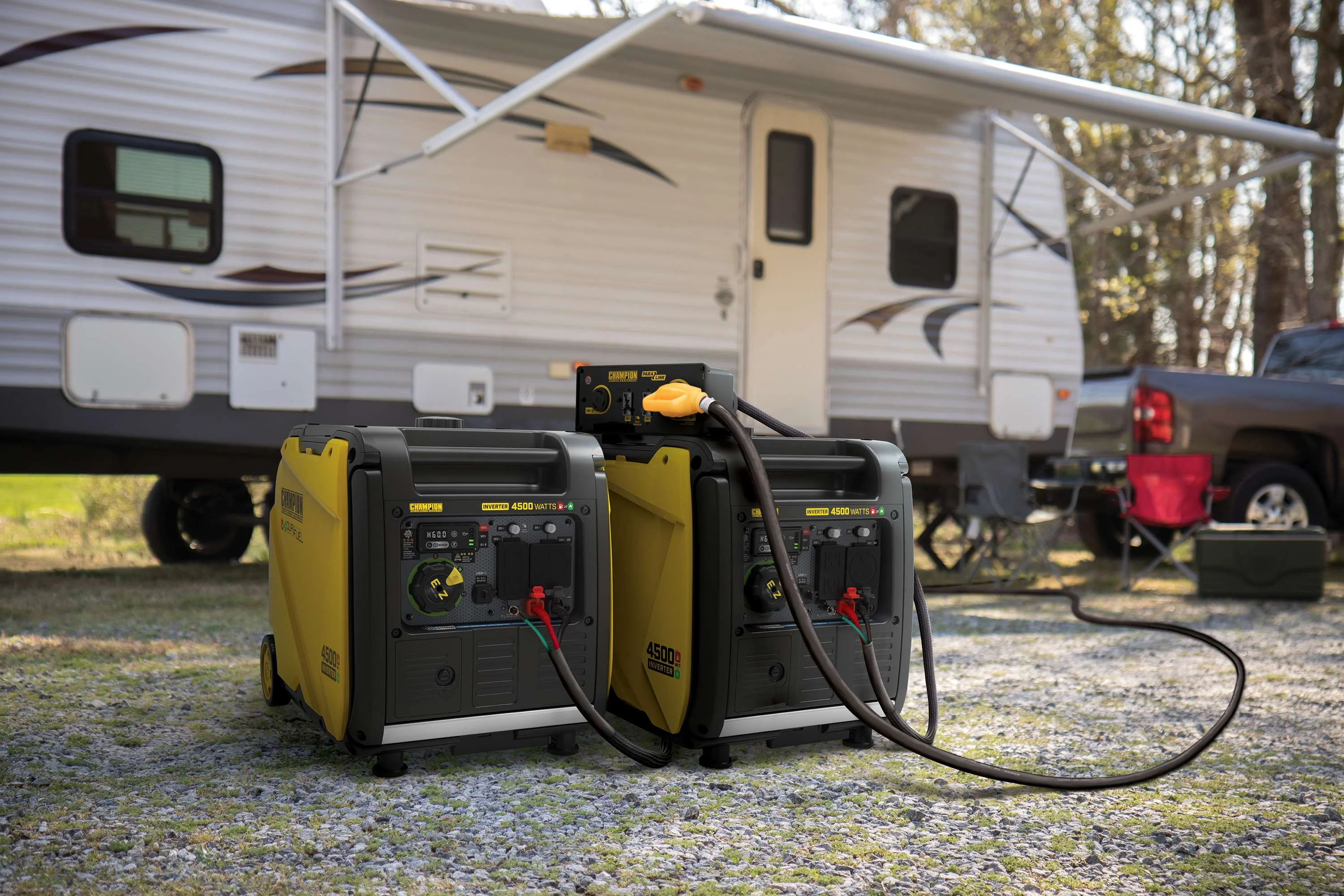 Champion 4500-Watt Electric Start Dual Fuel RV Ready Inverter