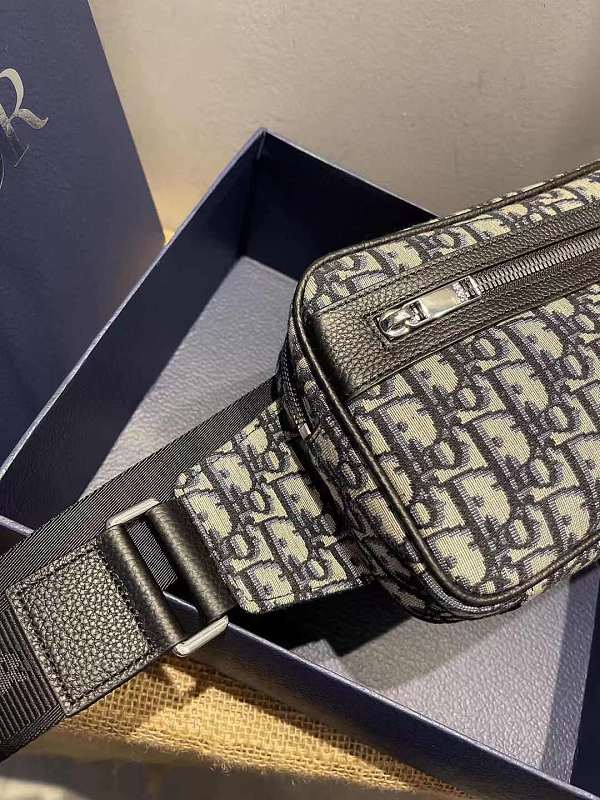 Dior Oblique Belt Bag Navy