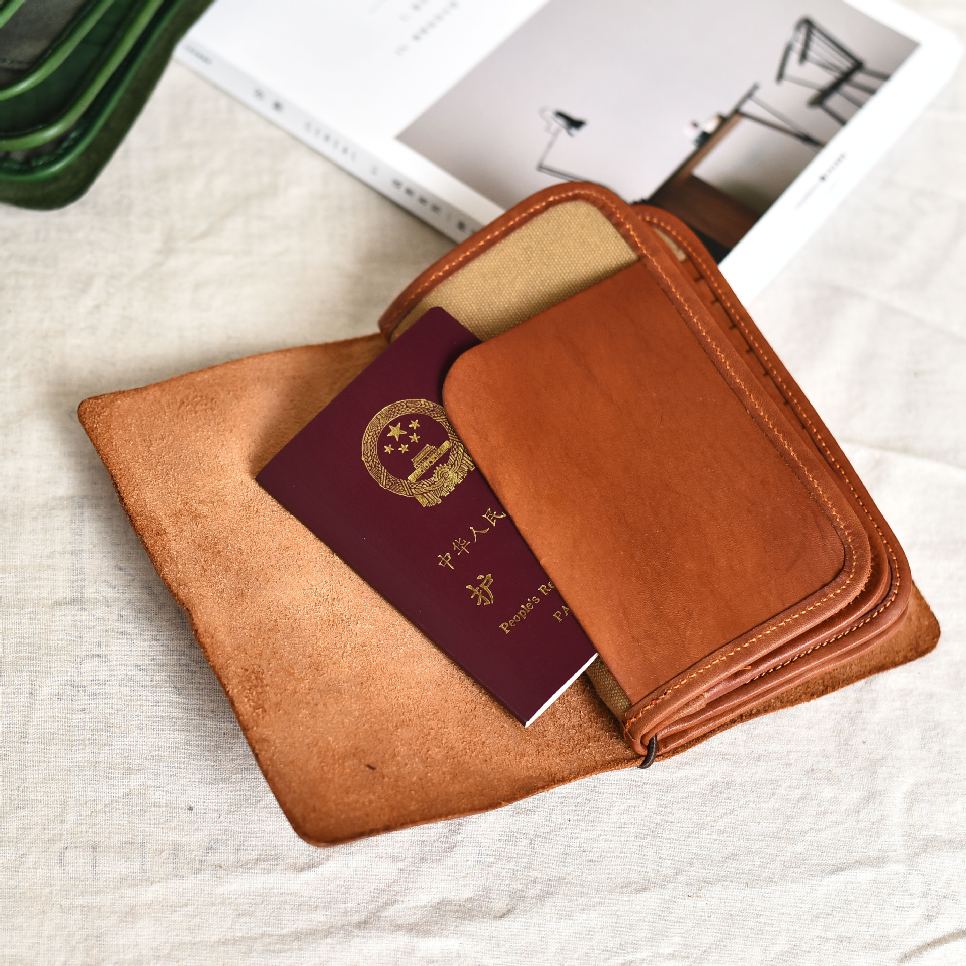 Handcrafted Leather Traveler's Notebook