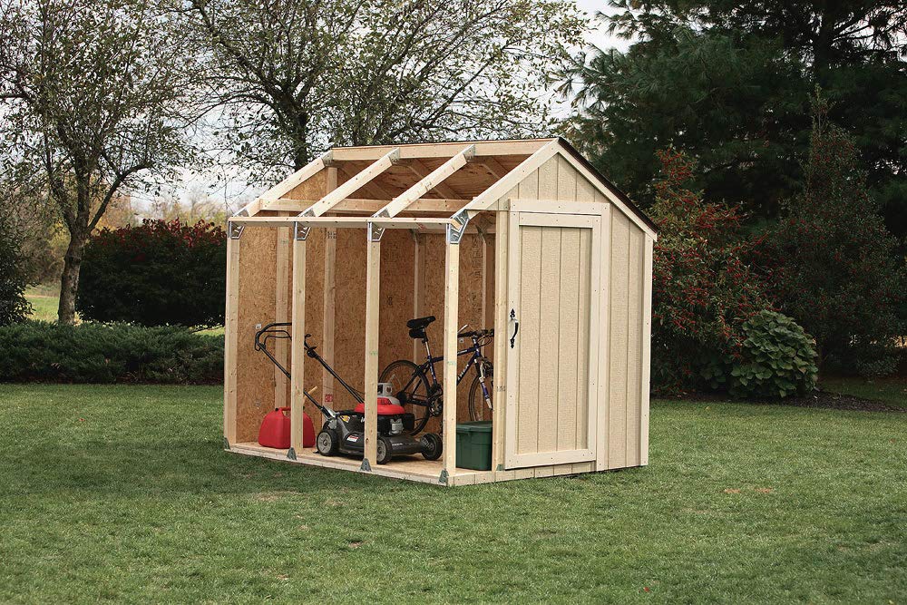2x4basics Shed Kit with Peak Roof