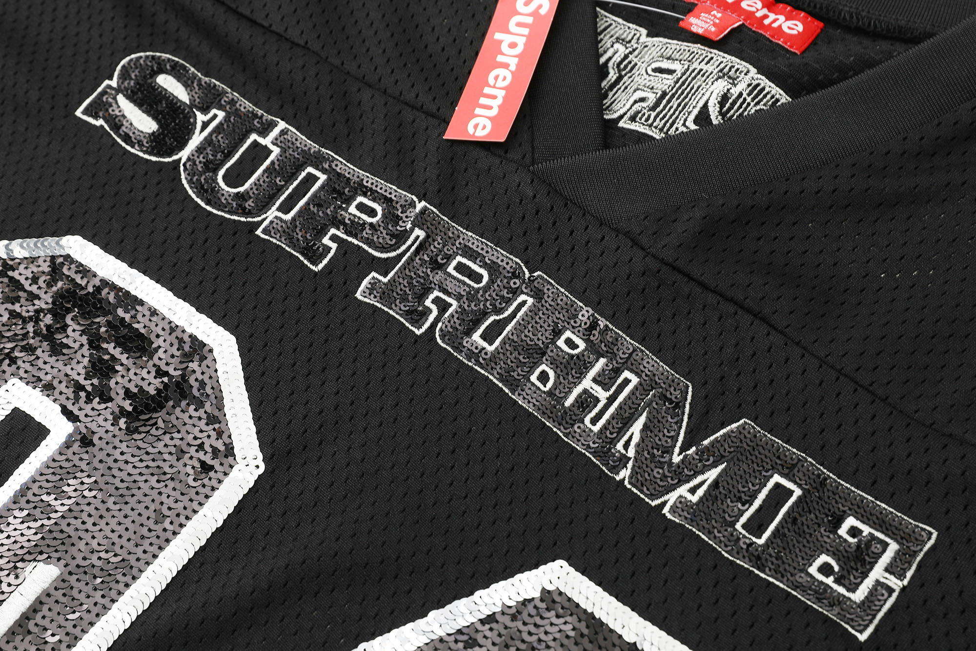 Supreme FW25 WEEK5 Sequin Football Jersey