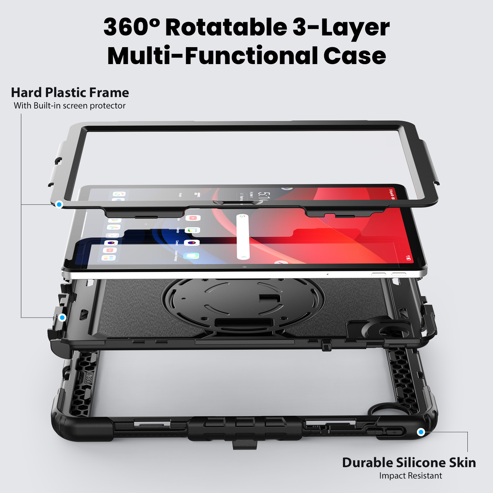 Phone Case Protective Case Shockproof - back view