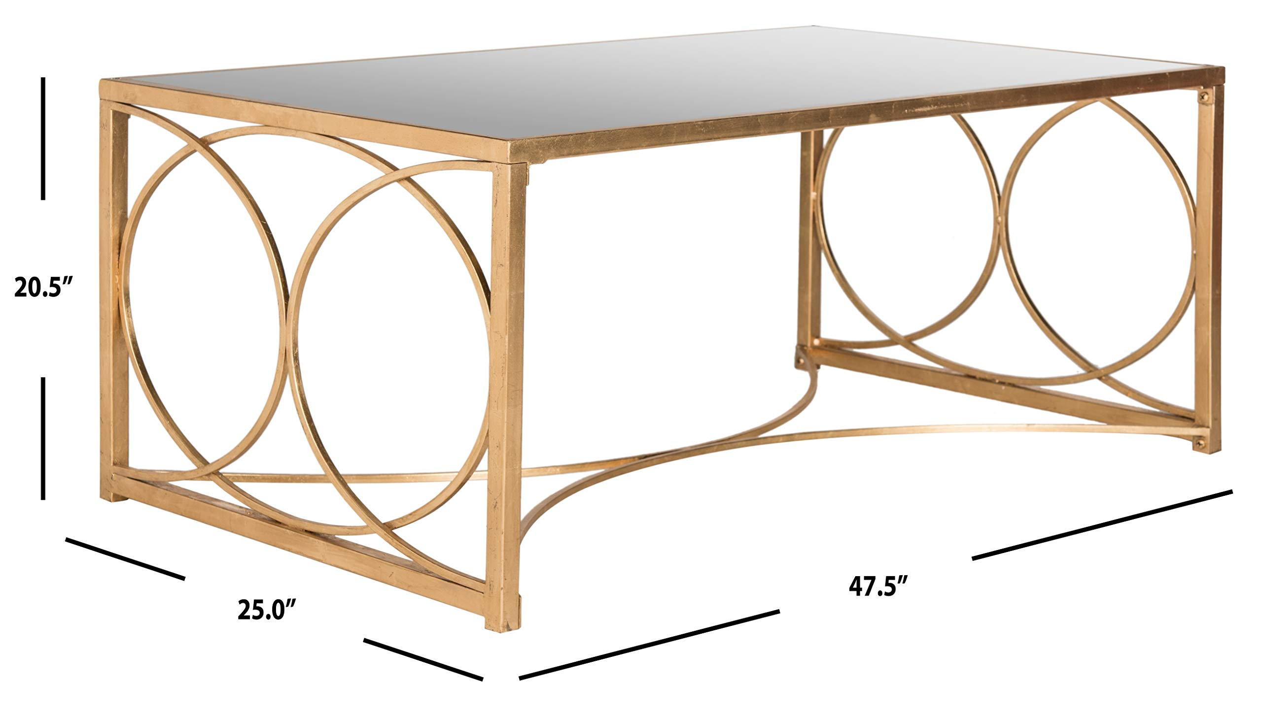 Home Collection Melosa Gold Coffee Table