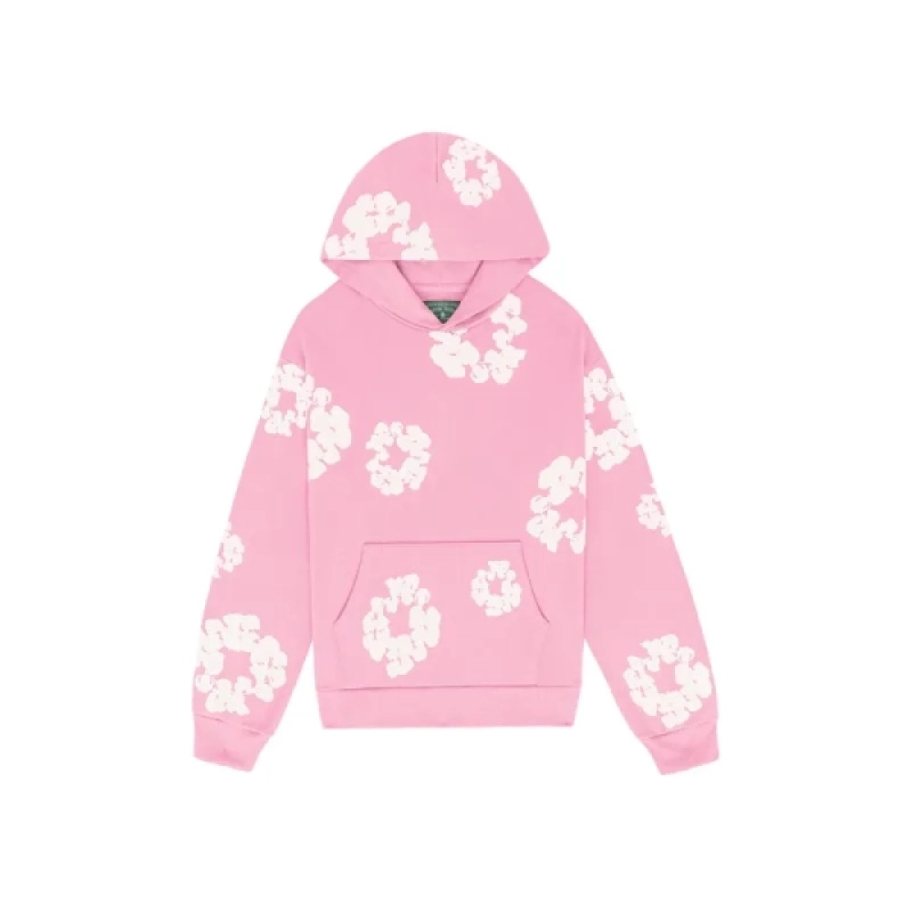 Denim Tears The Cotton Wreath Sweatshirt Pink+Denim Tears The Cotton Wreath Sweatpants Pink - ogsneaker