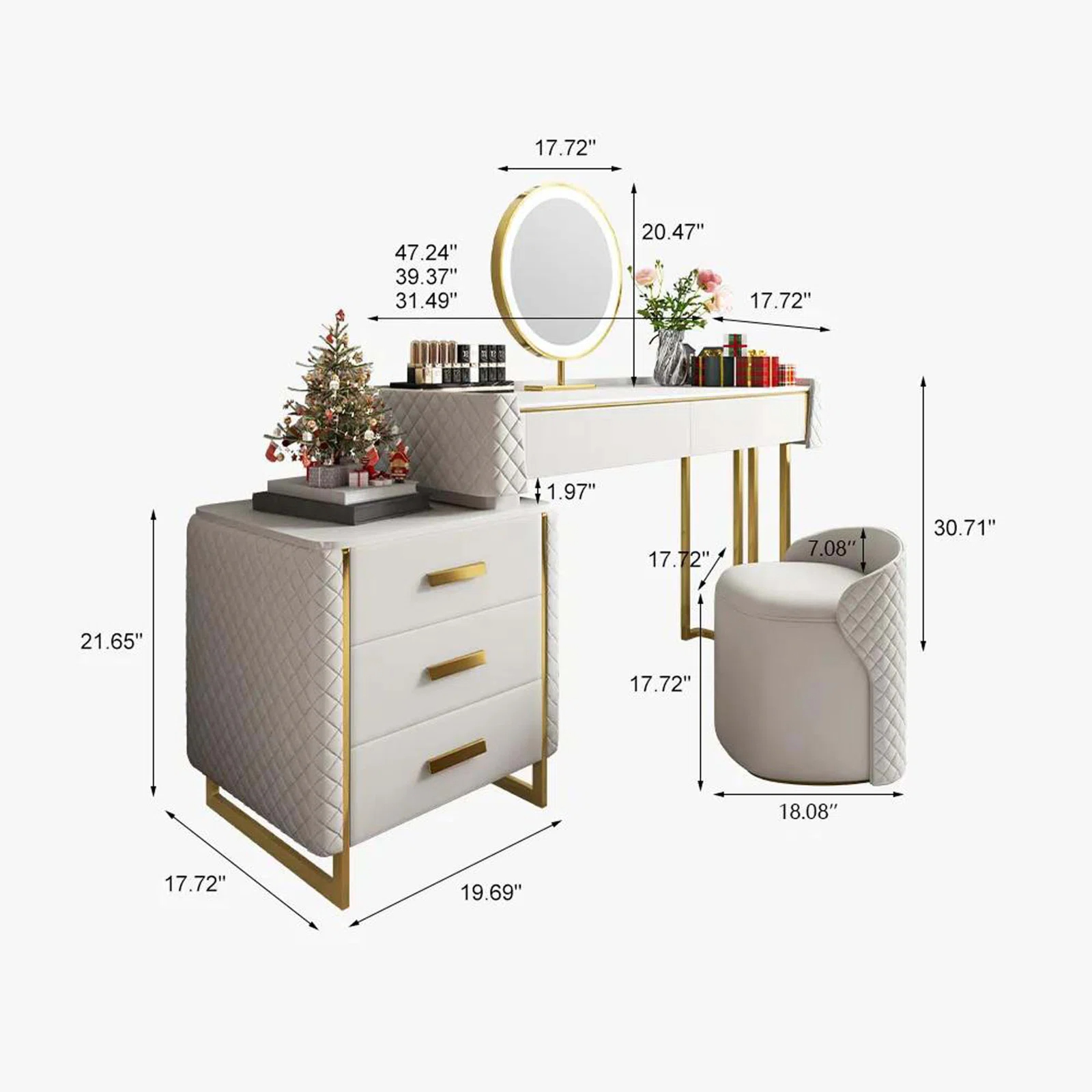 Makeup counter