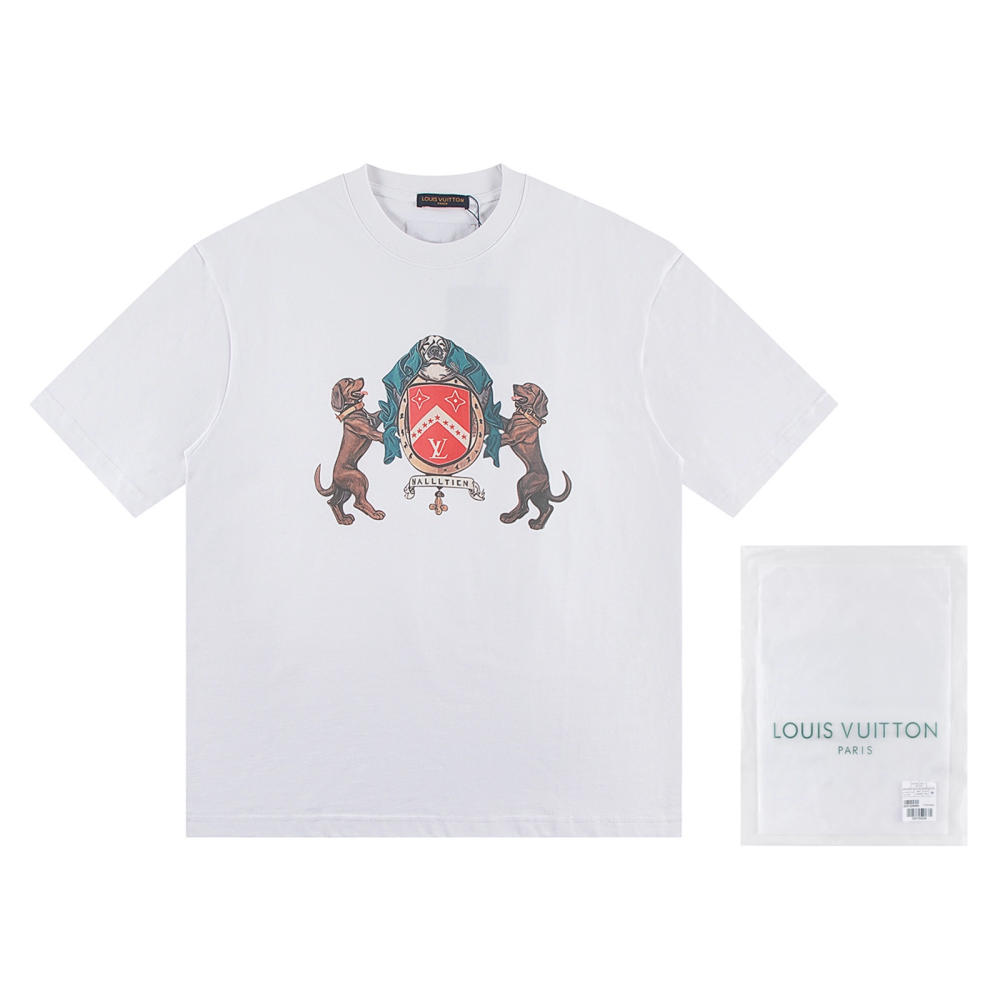 Louis Vuitton Embellished Cotton T-Shirt