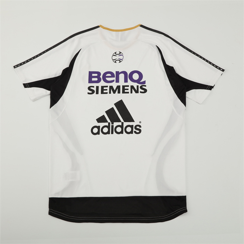 2006/07 Real Madrid Retro Short Sleeves Training Jersey - White