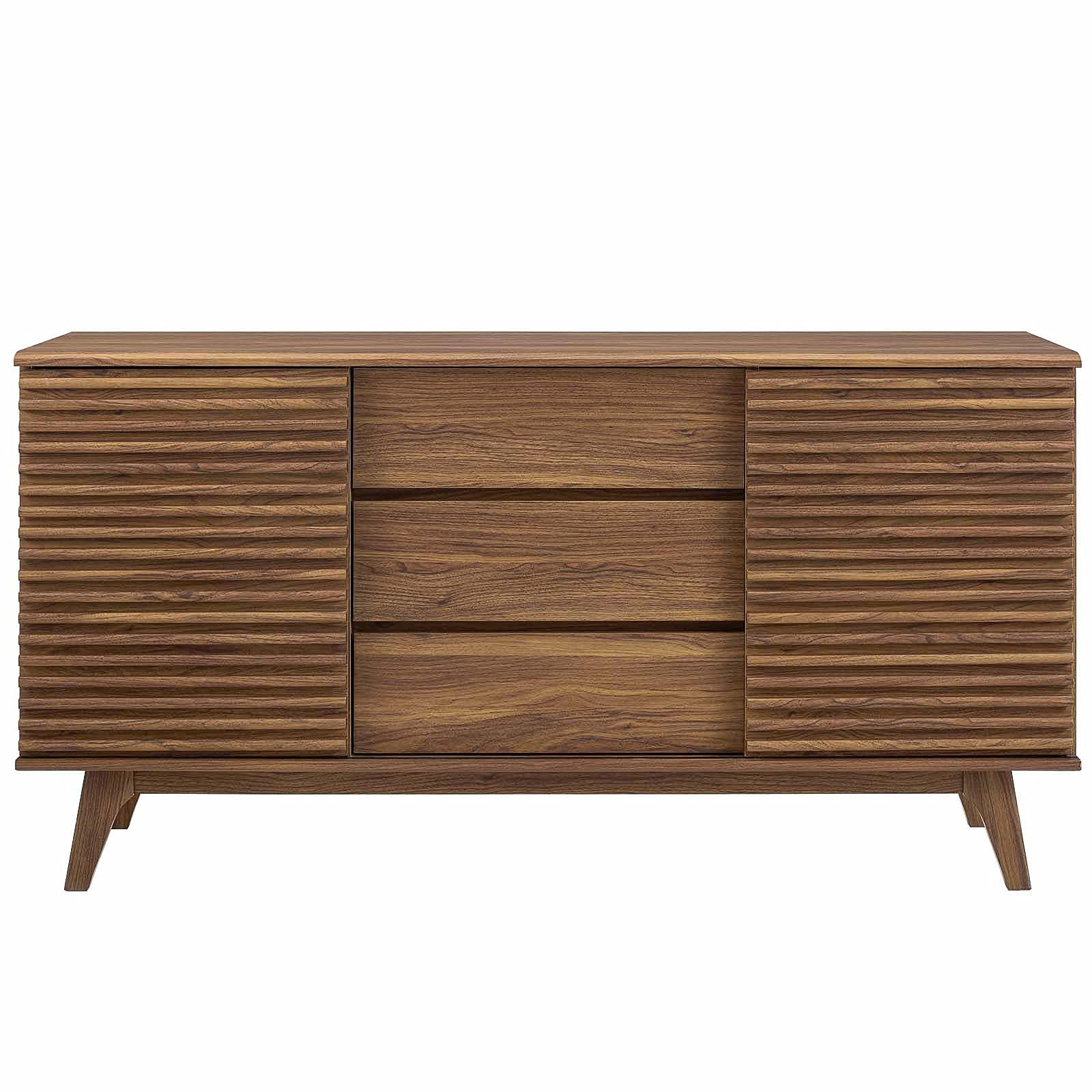 Carson Carrington Lagered Sideboard Buffet Table - Walnut