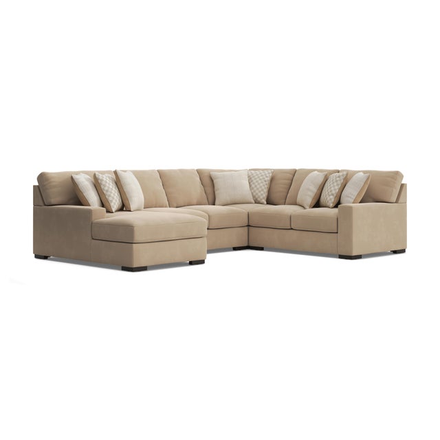Larce 4-Piece Next-Gen Nuvella™ Performance Fabric Sectional with Chaise