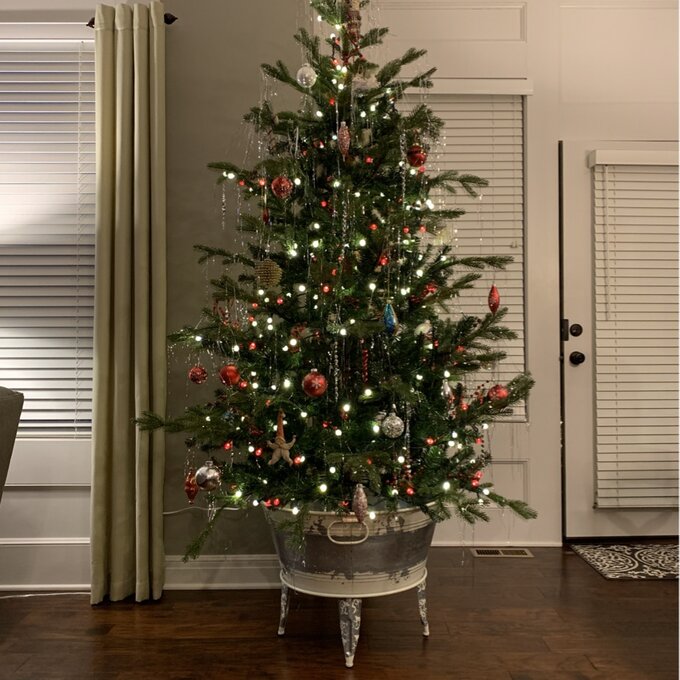 90'' Artificial Spruce Christmas Tree