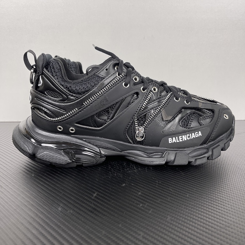 Balenciaga Track 3.0 Zip-Up Black Sneakers
