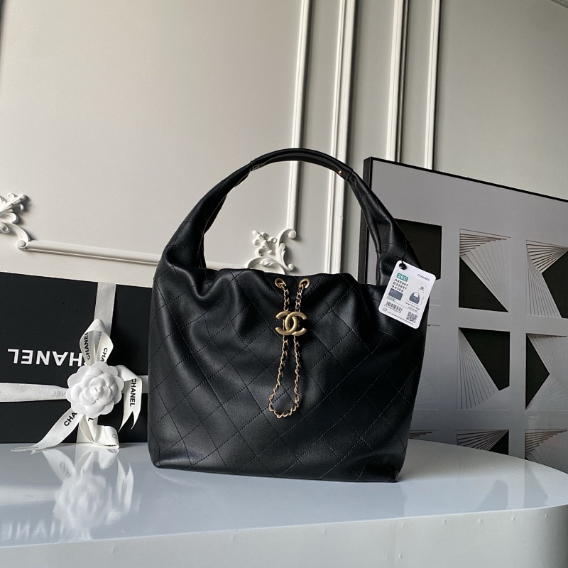 Chanel AS5967 Black Large Hobo Bag