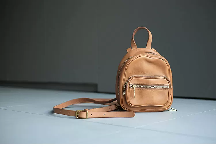 Women's square mini backpack bag