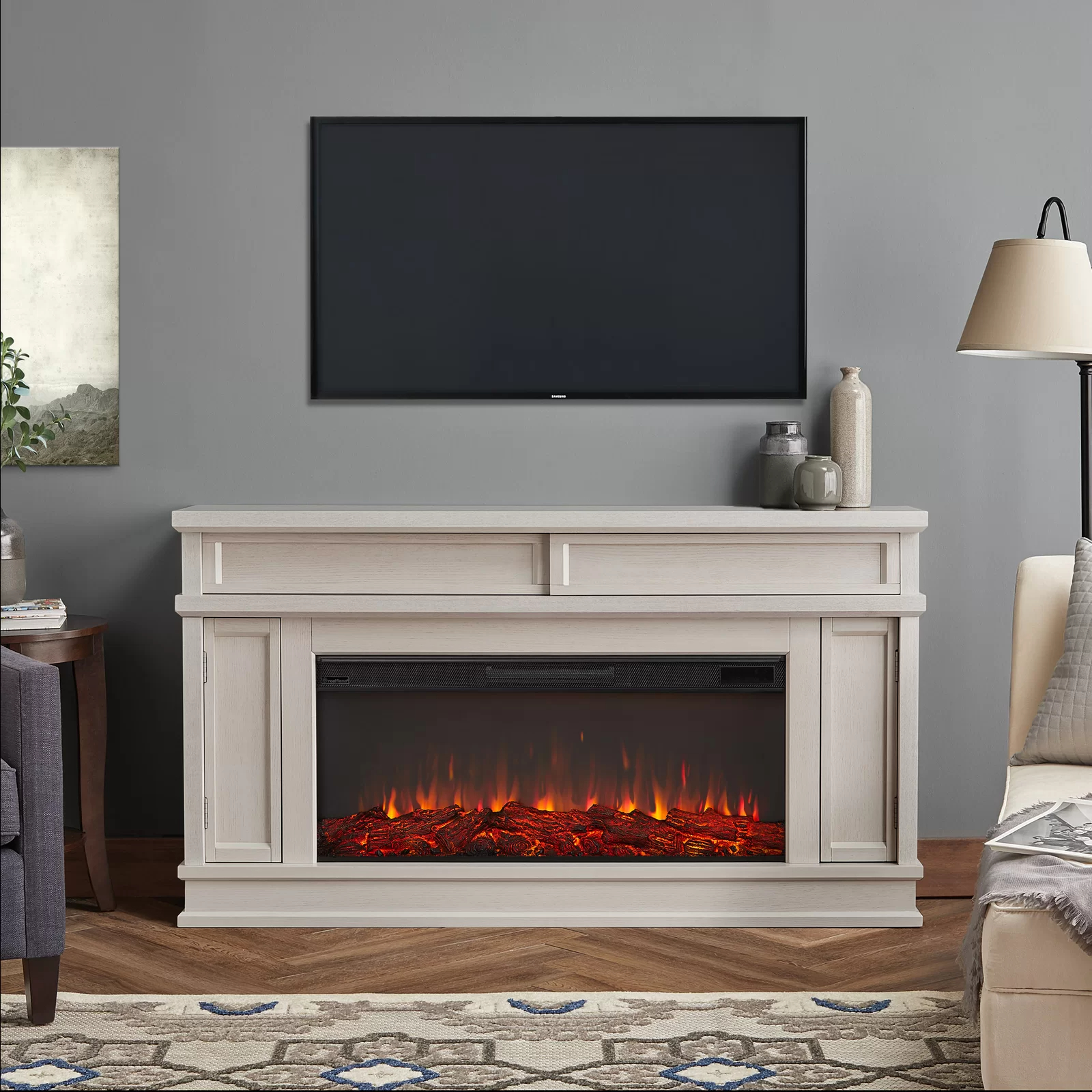 Torrey Landscape 60.13'' W Electric Fireplace
