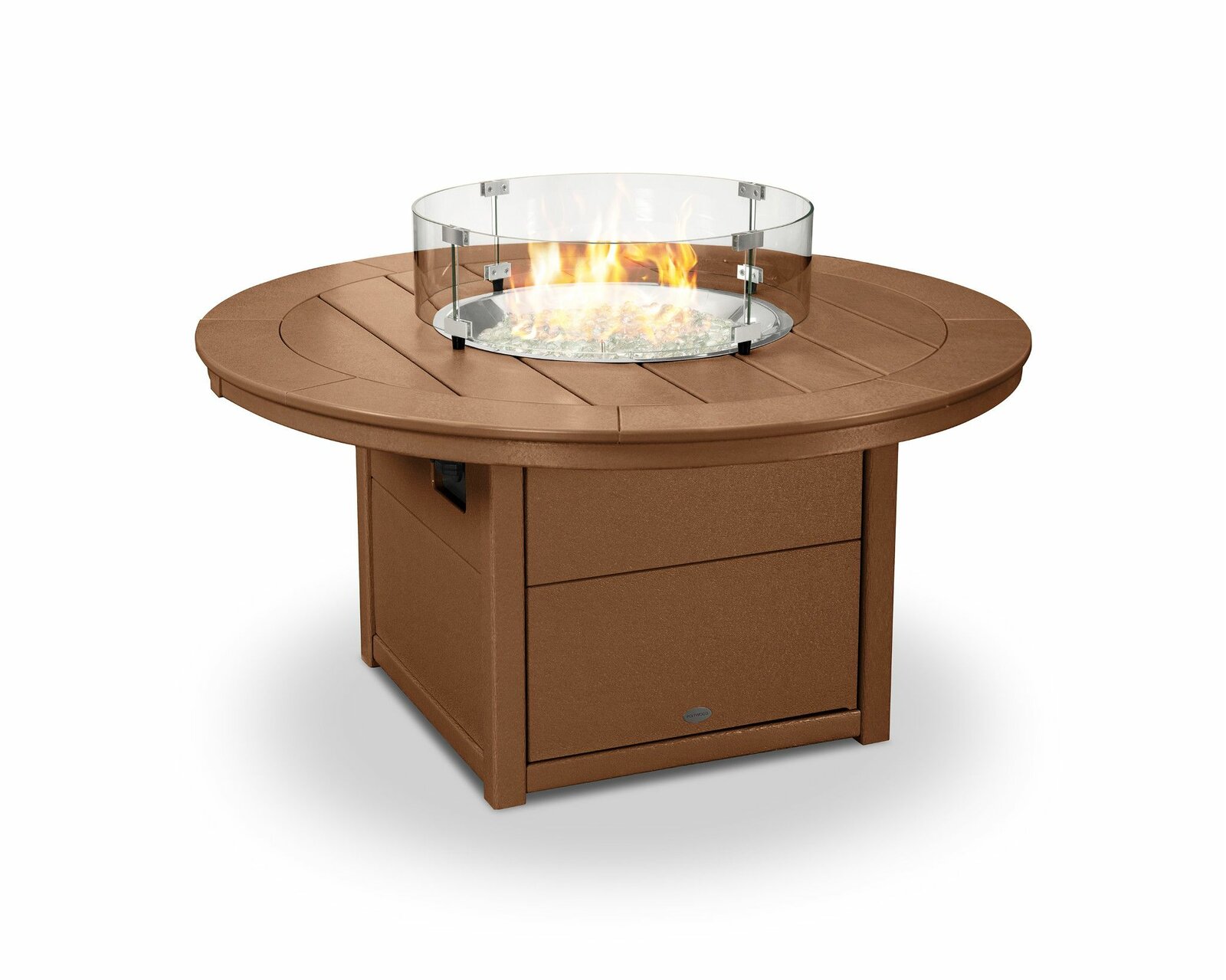 23.75'' H x 48'' W Polyresin Fire Pit Table