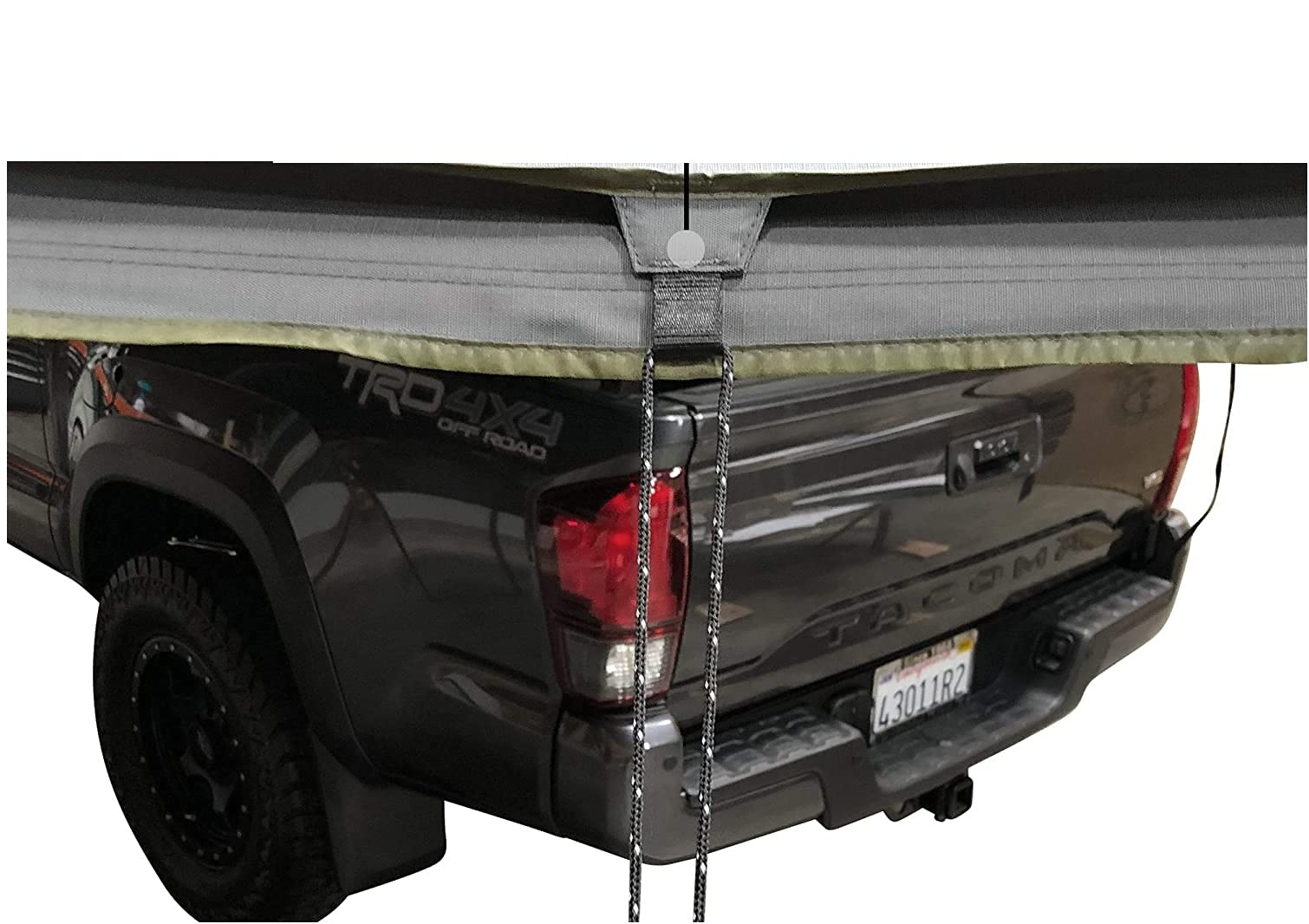 Dark Gray with Black Travel Cover - Driverside