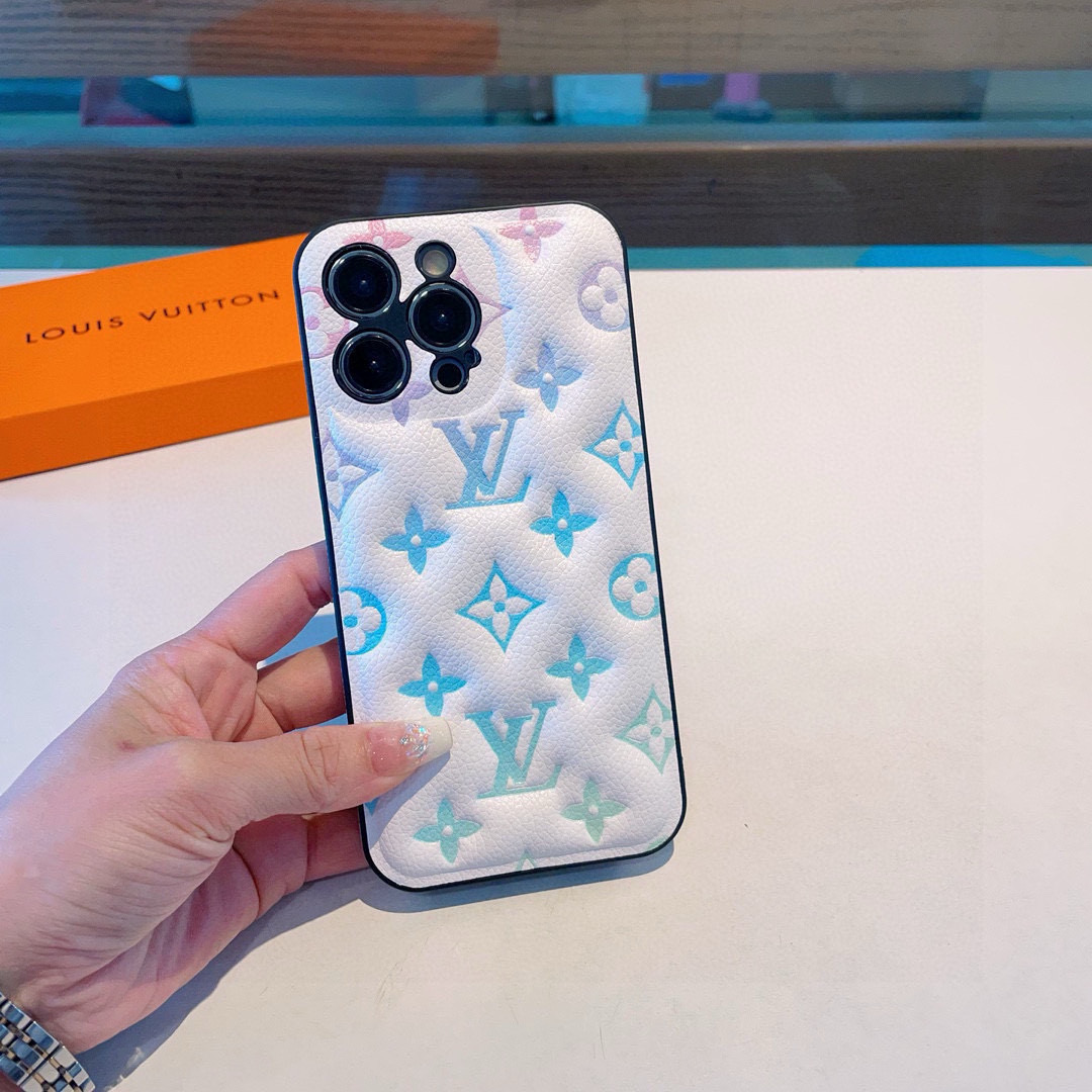 Louis Vuitton Pastel Embossed Monogram Luxury Phone Case