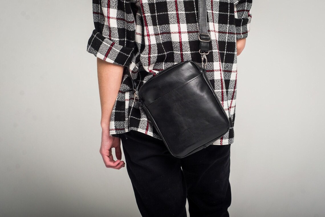 The Urban Slim Leather Crossbody Bag