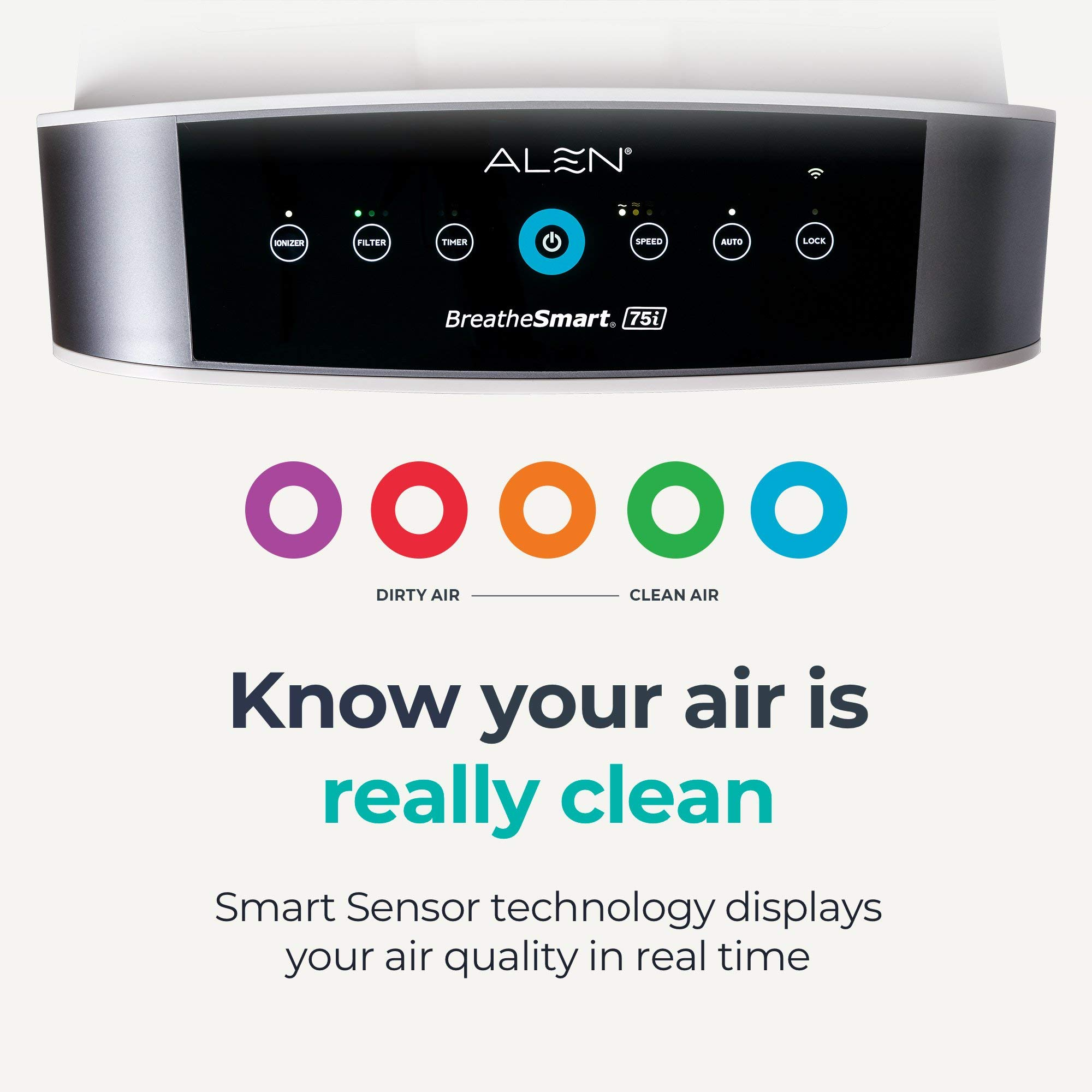 Alen BreatheSmart 75i Large Room Air Purifier