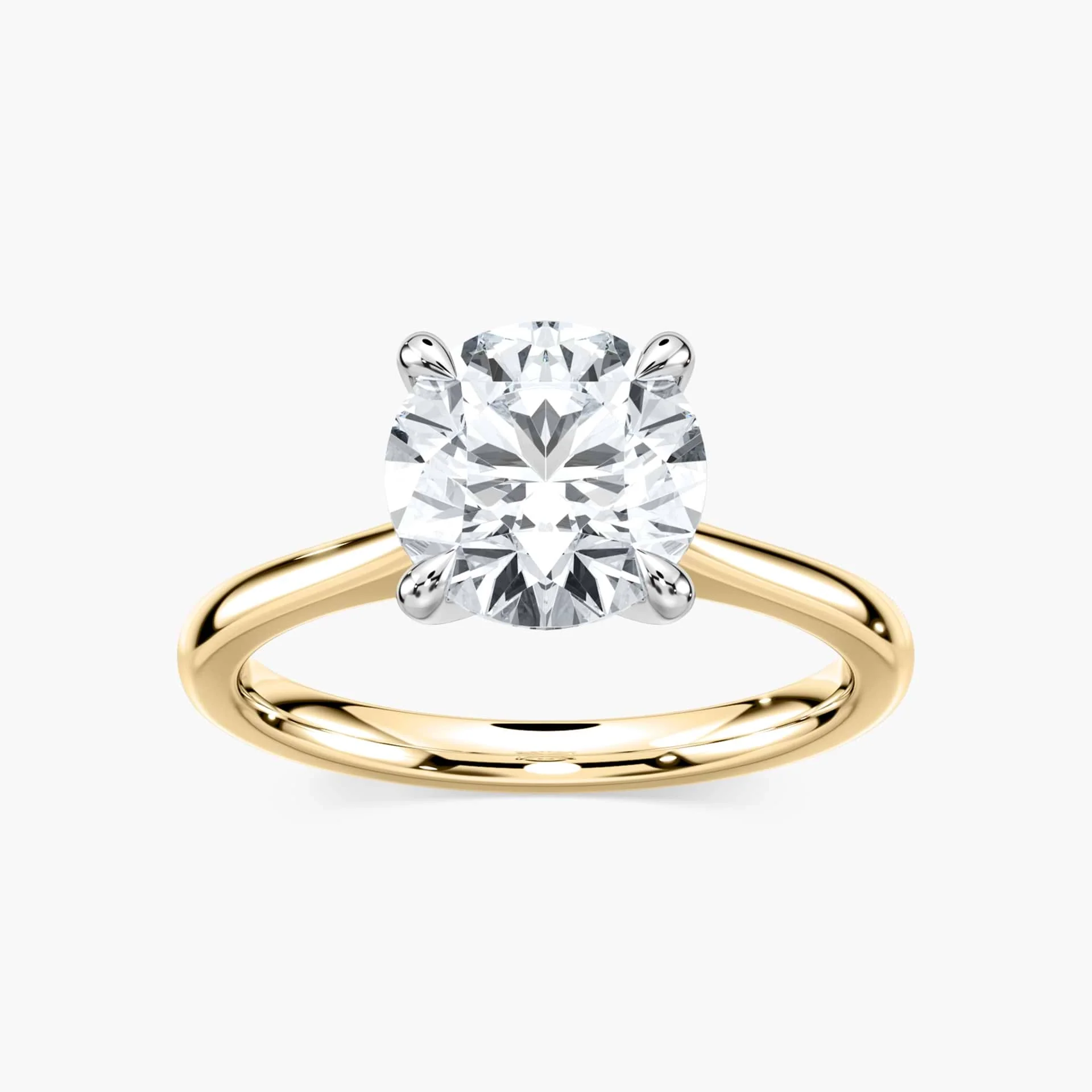 Marie Lab Grown Diamond Cathedral Claw Prong Solitaire Engagement Ring