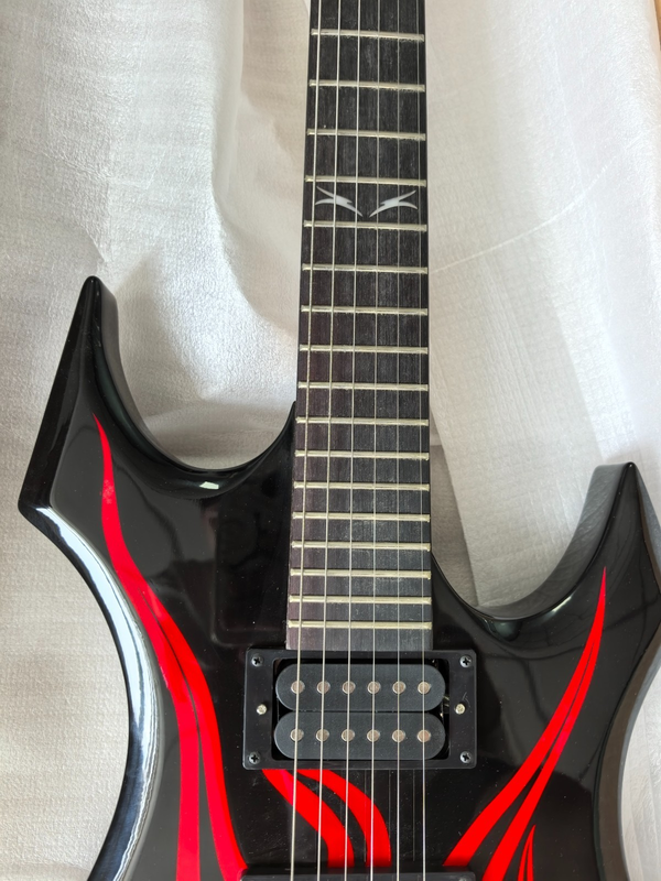 BC Rich Kerry King Warlock Electric Guitar Black HH Pickup FR Bridge Hot Sale