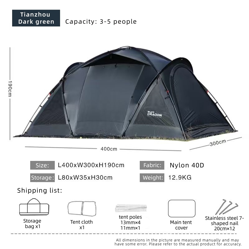 BLACK DRAGON Tianzhou Tunnel Tent