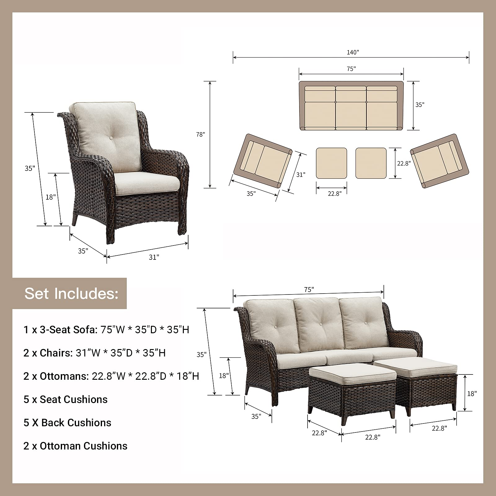 Outdoor Furniture Set
