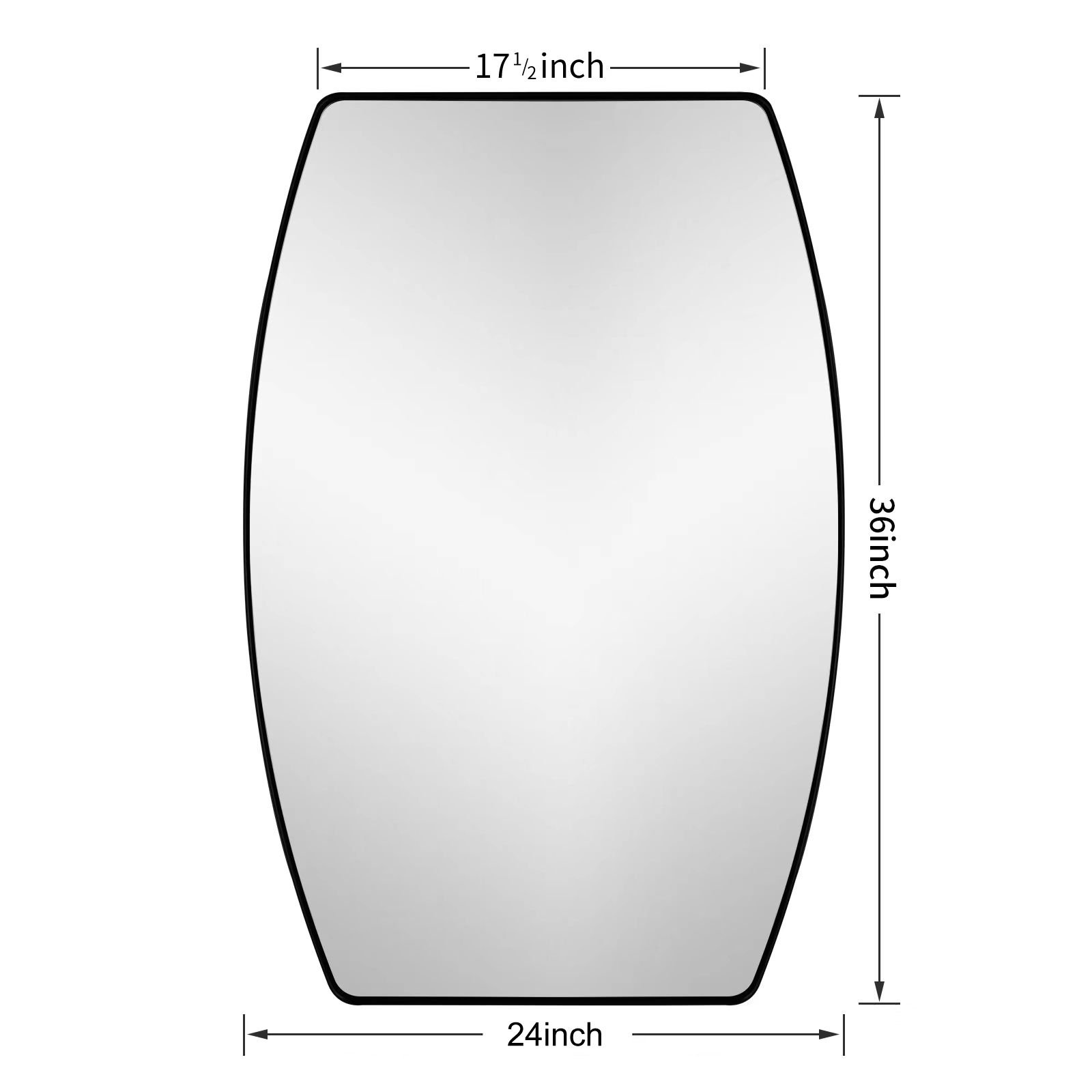 Irregular Metal Wall Mirror