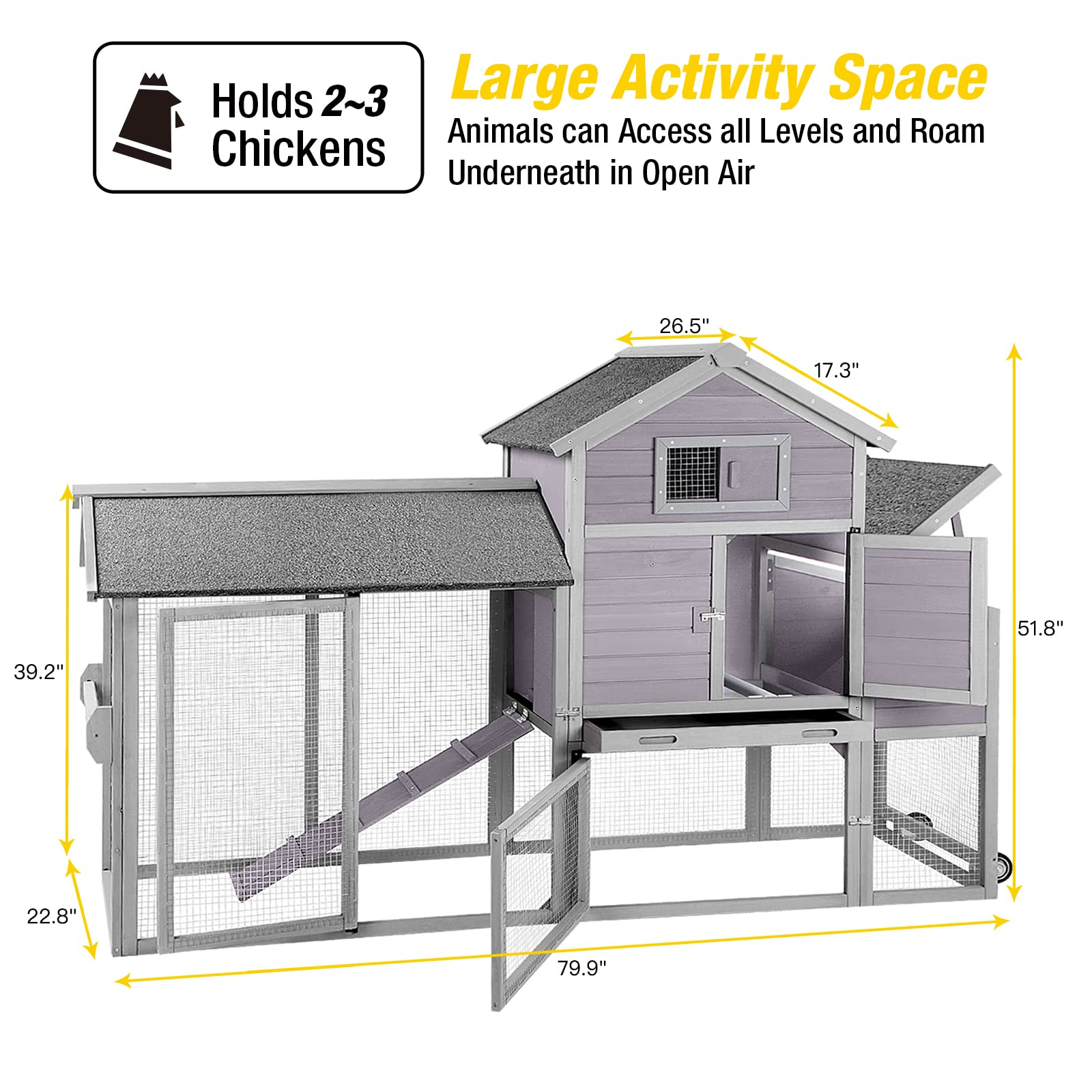 80 Movable Chicken