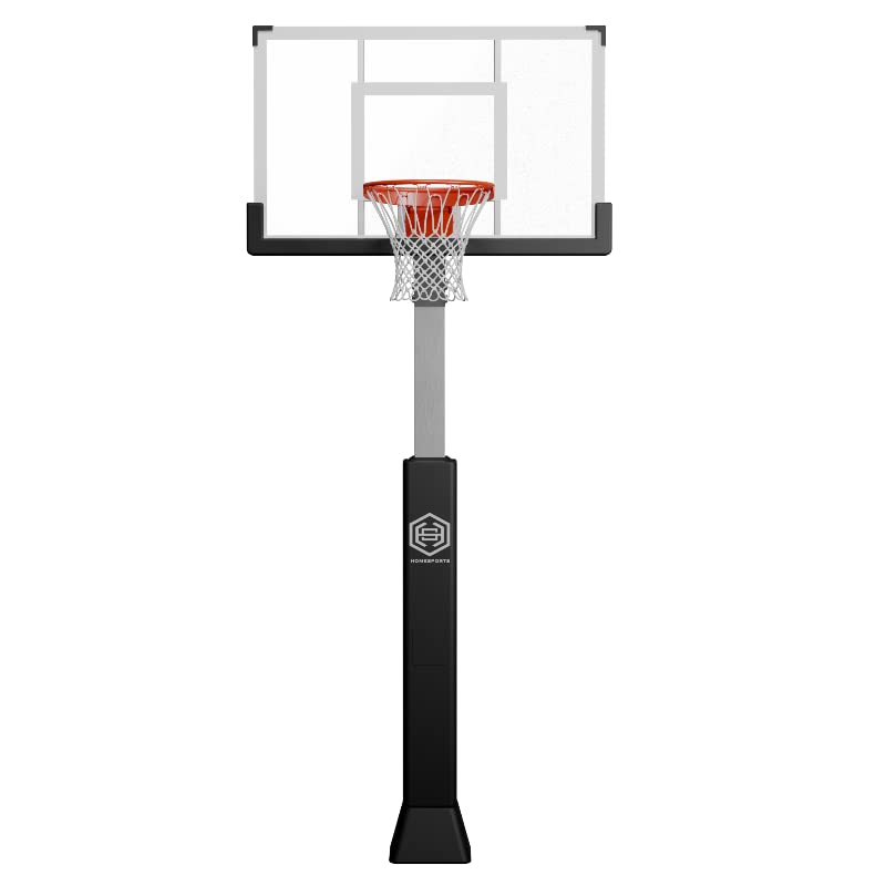 Dominator Inground Basketball Hoop - Adjustable Basketball Goal