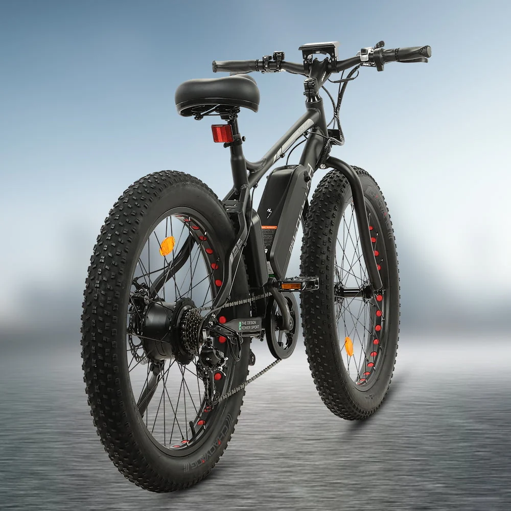 ECOTRIC 26in Fat Tire Electric Bike, 500W, 36V