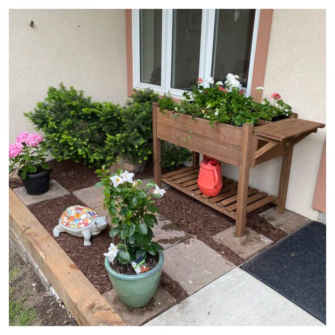 Fraser-James Wood Elevated Planter