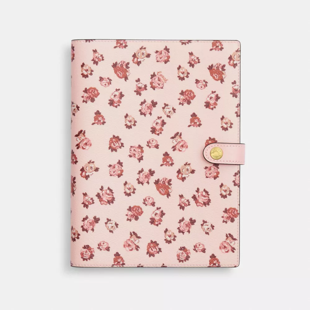 Notebook With Rosette Print