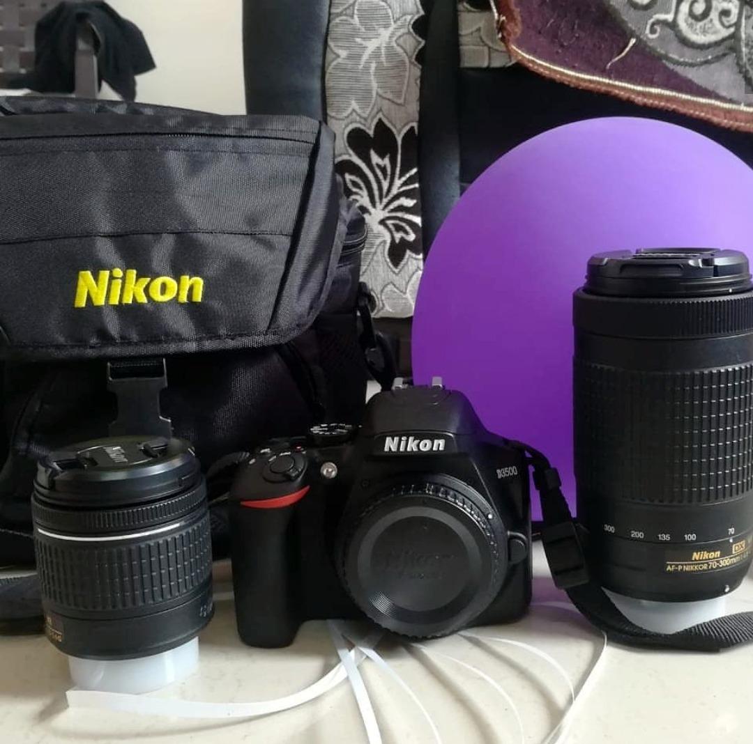 Nikon D3500 W/ AF-P DX NIKKOR 18-55mm f/3.5-5.6G VR Black