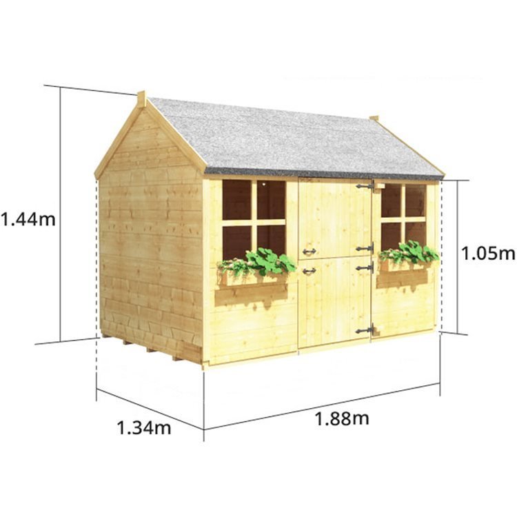 Gingerbread Junior Playhouse 6 x 4