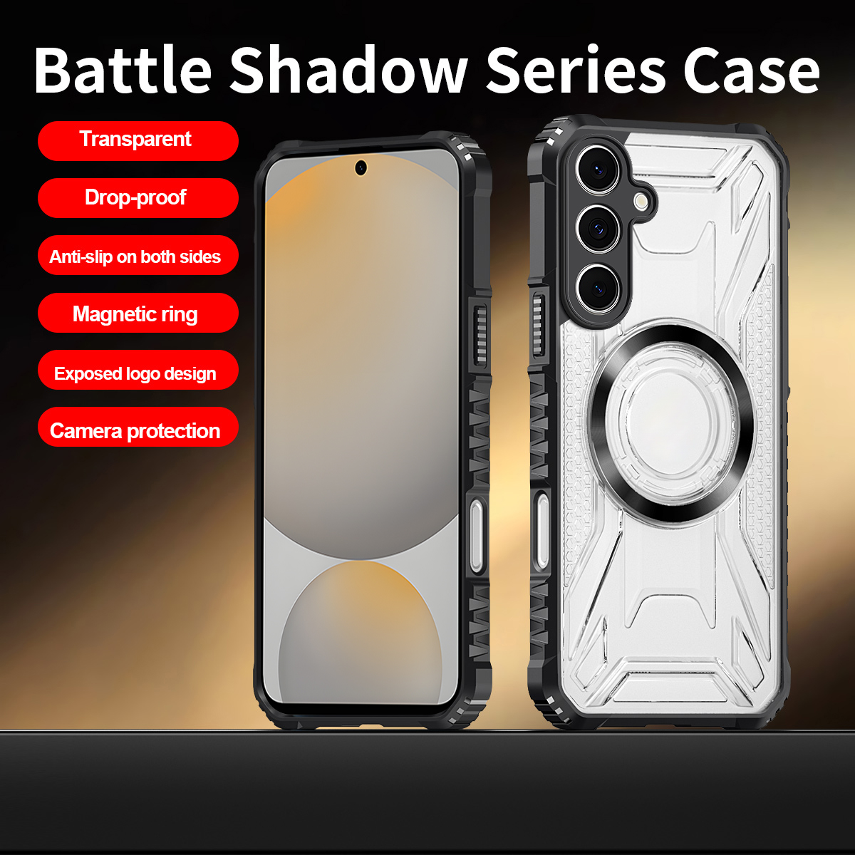Galaxy S25 Ultra Protective Case Precise Fit - back view