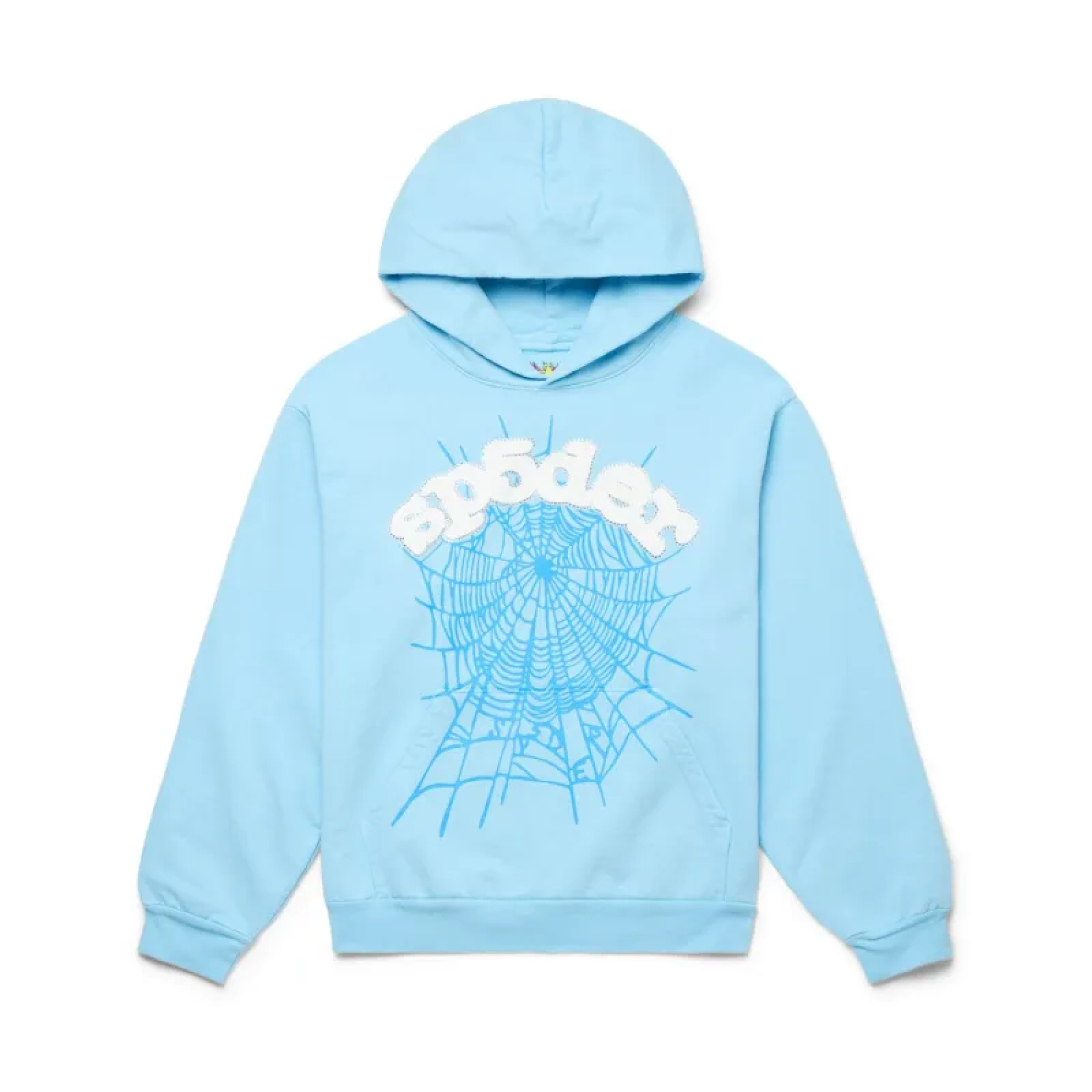 Sp5der Hoodie Sky Blue + Purple Brand Men Jeans